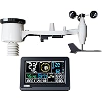 Ecowitt WS3900 Wi-Fi Weather Station Kit Indoor Outdoor, Includes Indoor 7.5'' LCD Large Display Console and WS69 Outdoor Sen