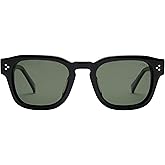 I-SEA Unisex Sunglasses - Camden (BLACK/GREEN POLARIZED)