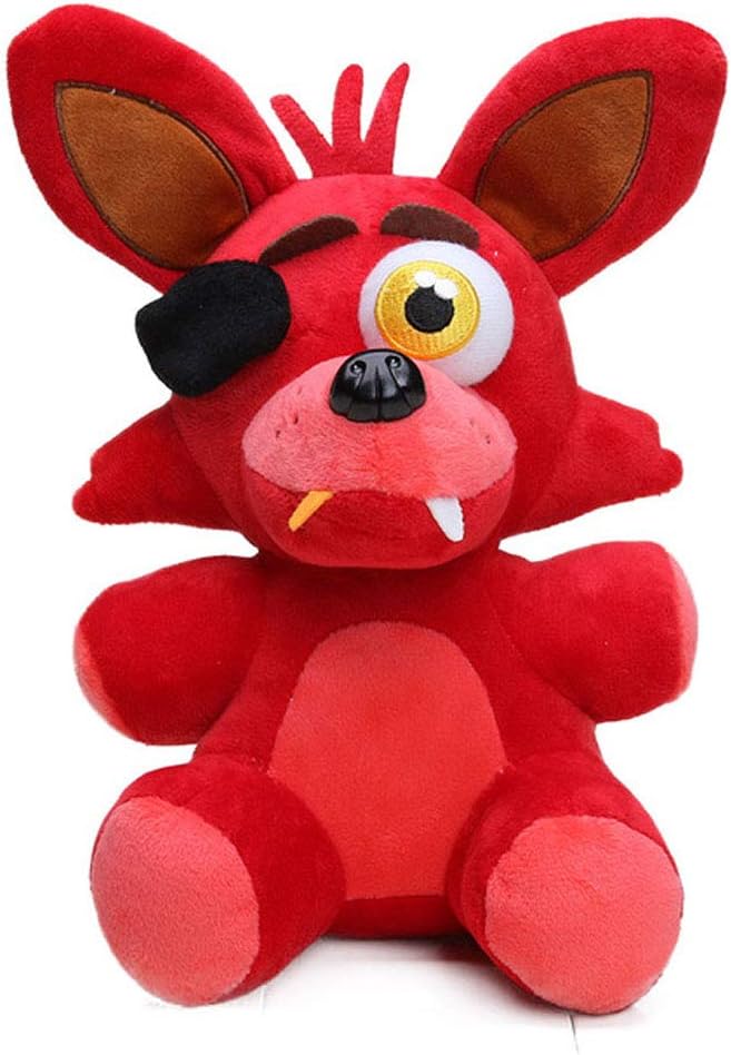 HuiHai 6" Freddy Bear Bonnie Nightmare Cupcake Neon Foxy Balloon Boy Clown Phantom Chica Soft Plush Stuffed Doll Toy fox (10)