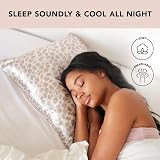 Kitsch Satin Pillowcase with Zipper Leopard 2 Pack Standard Queen view 4