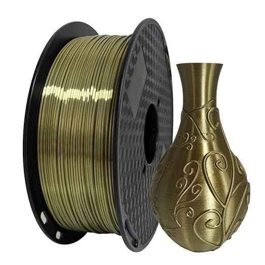 Silk Antique Gold PLA Filament 1.75 mm 1KG 3D Printer Filament 2.2LBS