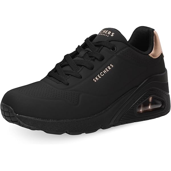 Amazon.com | Skechers Men's Respected - Elgin, BBK,7 Medium