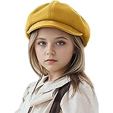 Jastore Kids Boys Girls Newsboy Caps Wool Flat Beret Cabbie Hat for Toddler