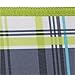 La Vita di Sole 80-by-60-Inch Picnic Blanket with Tote, Blue and Green Plaid