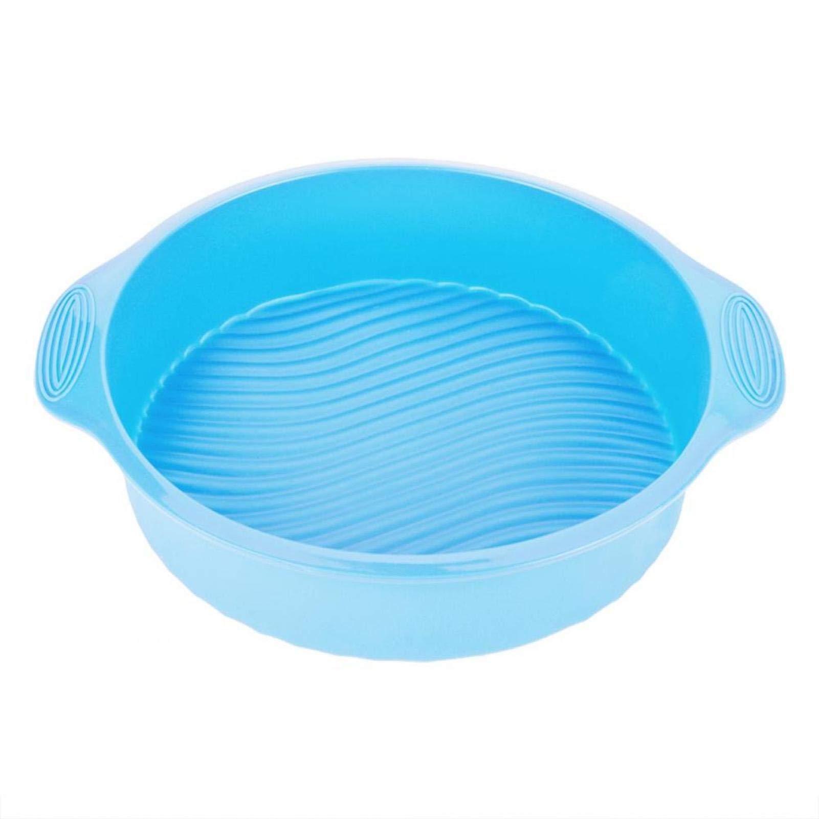 Silicone Cake Mold Baking Bakeware Pan 9 inch Round Cake Pans for Pudding Pies Bread