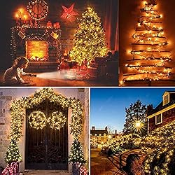ODEETRONIC Christmas Lights, 21.63ft 100 Count