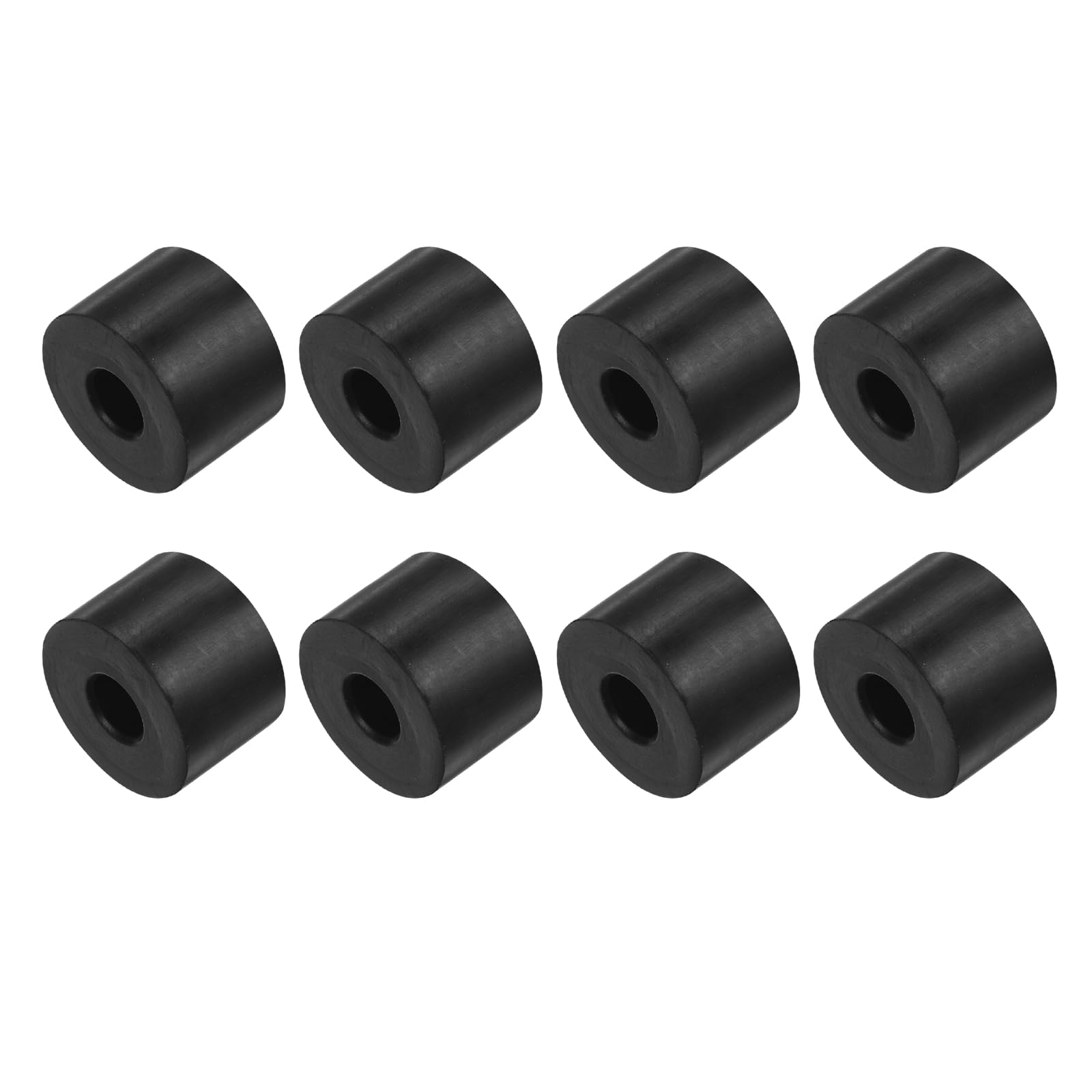 Kozelo 8pcs Rubber Spacer [10x20x30mm] Anti Vibration Isolation Pads, for Home Cars Boat Accessories, Neoprene, Black