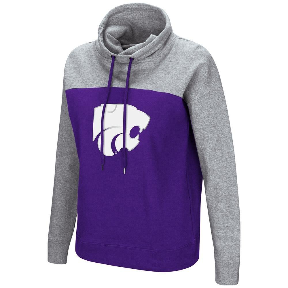 50 Off レディース Colosseum カンザス州立大学ワイルドキャッツ Large B07fkrxbn7 プルオーバーセーター ファンネルネック スウェットパーカー Wwmp Org Za