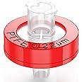 Syringe Filters,Syringe Filter PTFE,13mm Diameter,0.22um Pore Size,Pack of 100,by Ks-Tek