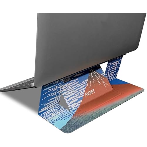 MOFT Invisible Slim Laptop Stand, Adhesive and Reusable, Adjustable Perfect Viewing Angles, Compatible with Laptops Up to 15.6"