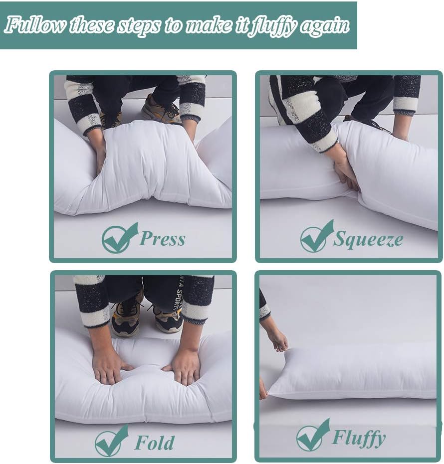 Cosybay Ultra Soft Large Body Pillow Insert – Long Sleeping Breathable Bed Pillow – Memory Fiber Full Body Pillow Insert -20×54 Inch: Home & Kitchen