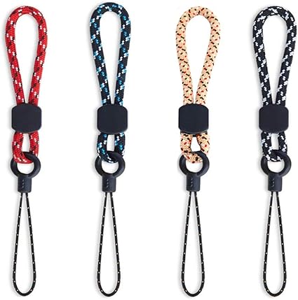 Amazon Viffly アジャスター 携帯ストラップ 長さ 調整可能 ハンド ストラップ リストストラップ Usbメモ キー ホイッスル用 紛失防止 落下防止 4本セット Viffly ストラップ マスコット