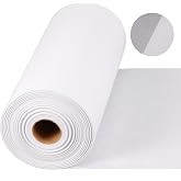 CODOHI 100g/㎡ New Upgraded Heavy Weight White Iron-On Non-Woven Fusible Interfacing 11.8" x 30.6 Yards Non-Woven Interfacing Iron On Polyester Single-Sided Interfacing for Crafts Supplies