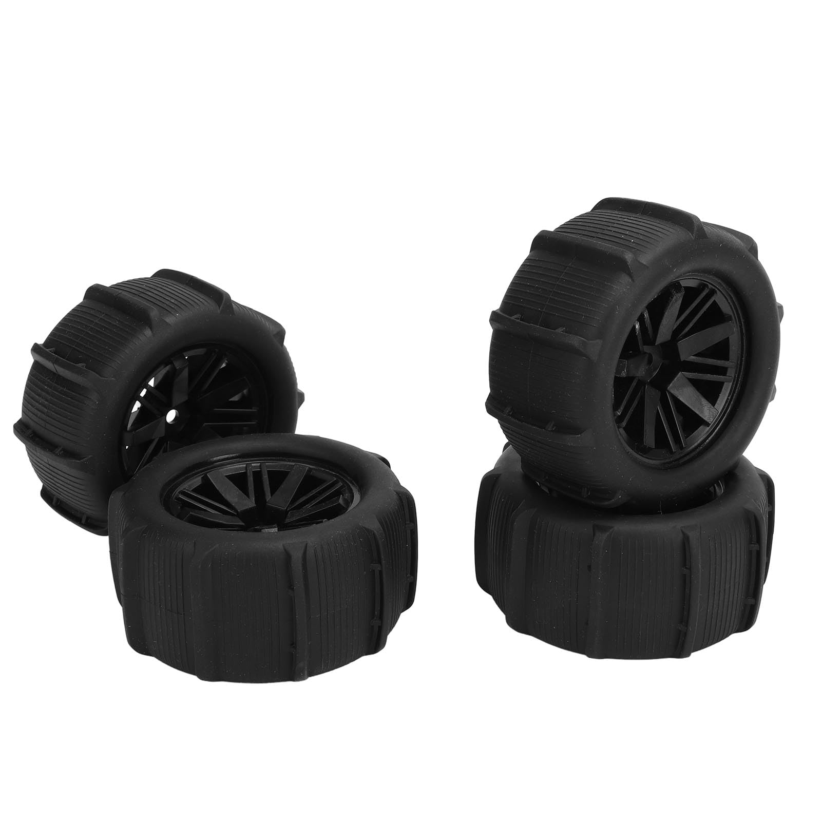 4pcs RC Car Beach Tires Rubber Plastic RC Desert Wheels for Wltoys 144001 1/14 1/16 RC Car