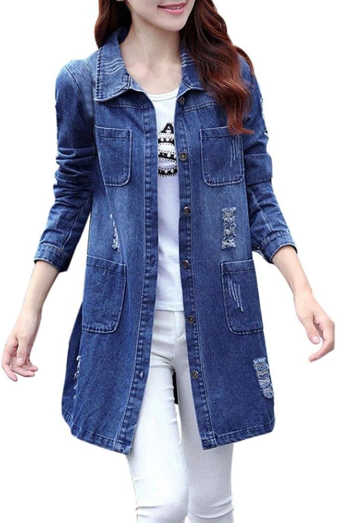 hip length denim jacket