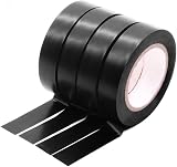 Maveek Electrical Tape 4 Pack 15m 0.6 Inch Black Insulation Tape Strong PVC view 3