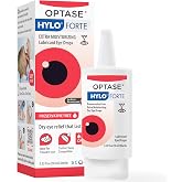 Optase&reg; HYLO&reg; Forte Dry Eye Drops, 0.33 fl oz | Preservative Free, Extra Moisturizing - One Click, One Drop Lubricant for Dryness - Contact Lens Compatible - 300 Drops