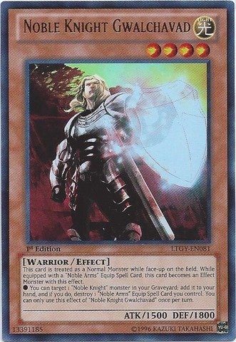 Yu-Gi-Oh! - Noble Knight Gwalchavad (LTGY-EN081) - Lord of the Tachyon Galaxy - 1st Edition - Ultra Rare