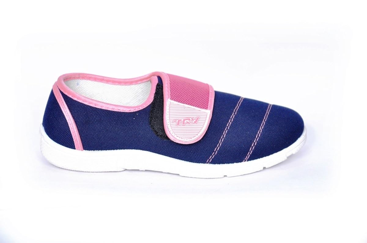 trv women's pink canvas casual shoes