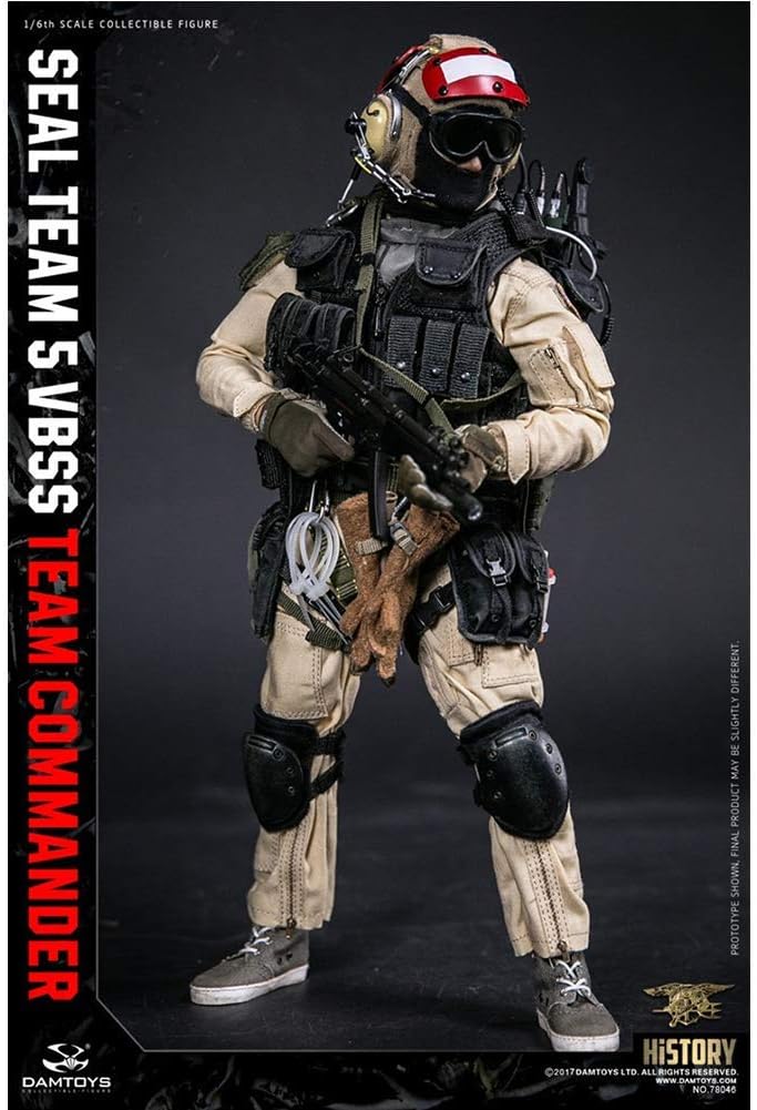 NEDTO Model 1/6 Seal 5 Team VBSS Team Captain & Commander Soldier Model Mannequin Movable for VERYCOOL Hottoy PHICEN