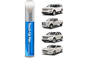RSACET UG White Platinum Metallic Touch Up Paint Compatible with Ford Exact Match Touch Up Paint Car Scratch Repair