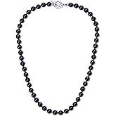 GAVU Hand-knotted Men's Beaded Necklace, Crystal Necklace for Men