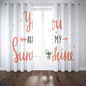 Amazon.com: Doocilsh Window Curtains, 52x84 Curtains 2 ...