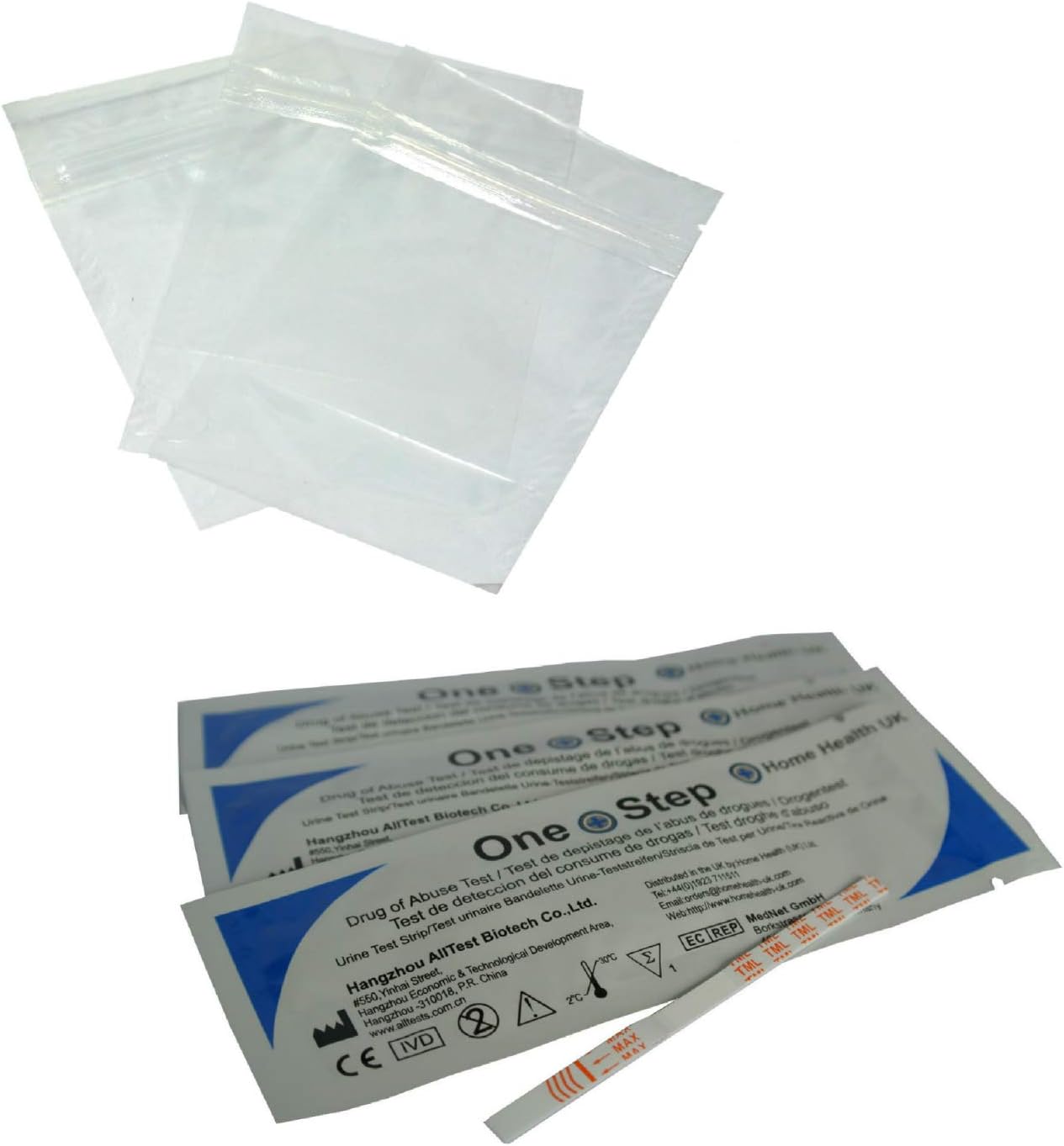 5 Cocaine Drug Test Kits + 5 Urine Collection Bags Amazon.co.uk