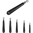 Reaction Tackle Tungsten Drop Shot Weights- Fishing Sinkers for Bass Fishing Dropshot Rig - Skinny Tungsten Dropshot Weight Size Stamped on All Weights for Freshwater or Saltwater Fish