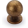 Asidrama 10 Pack Antique Brass Kitchen Cabinet Knobs, Vintage Retro Cabinet Knobs Kitchen Cabinet Hardware for Cupboard Drawer Knobs Dresser Knobs