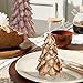 Christmas Table Decor Trees Candles 2 Pack 8