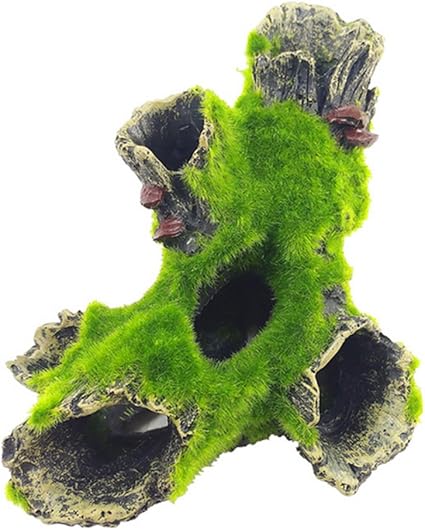 Amazon Com Ruiyif Aquarium Decorations Hideout Log Fish Tank