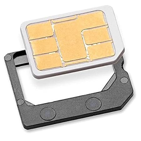 Nano SIM Adapter zu MicroSIM - PREMIUM QUALITÄT - MADE IN GERMANY - für iPhone X - 8 (Plus) - 7 (Plus) / 6S / 6 und andere Ha