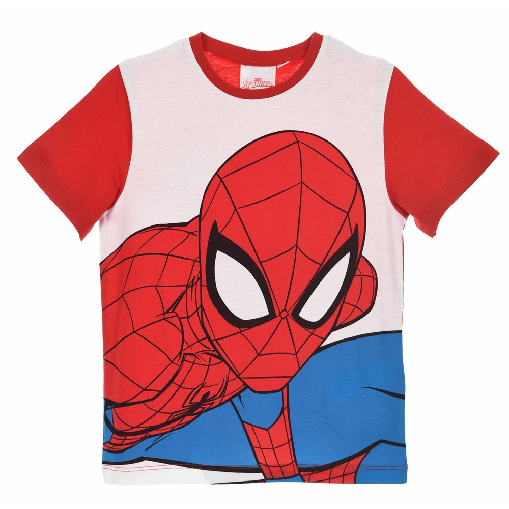 T-shirt Spiderman Pour Enfant 3-7 Ans - Manches Longues, 100% Coton, Marvel, Neuf Sans étiquettes