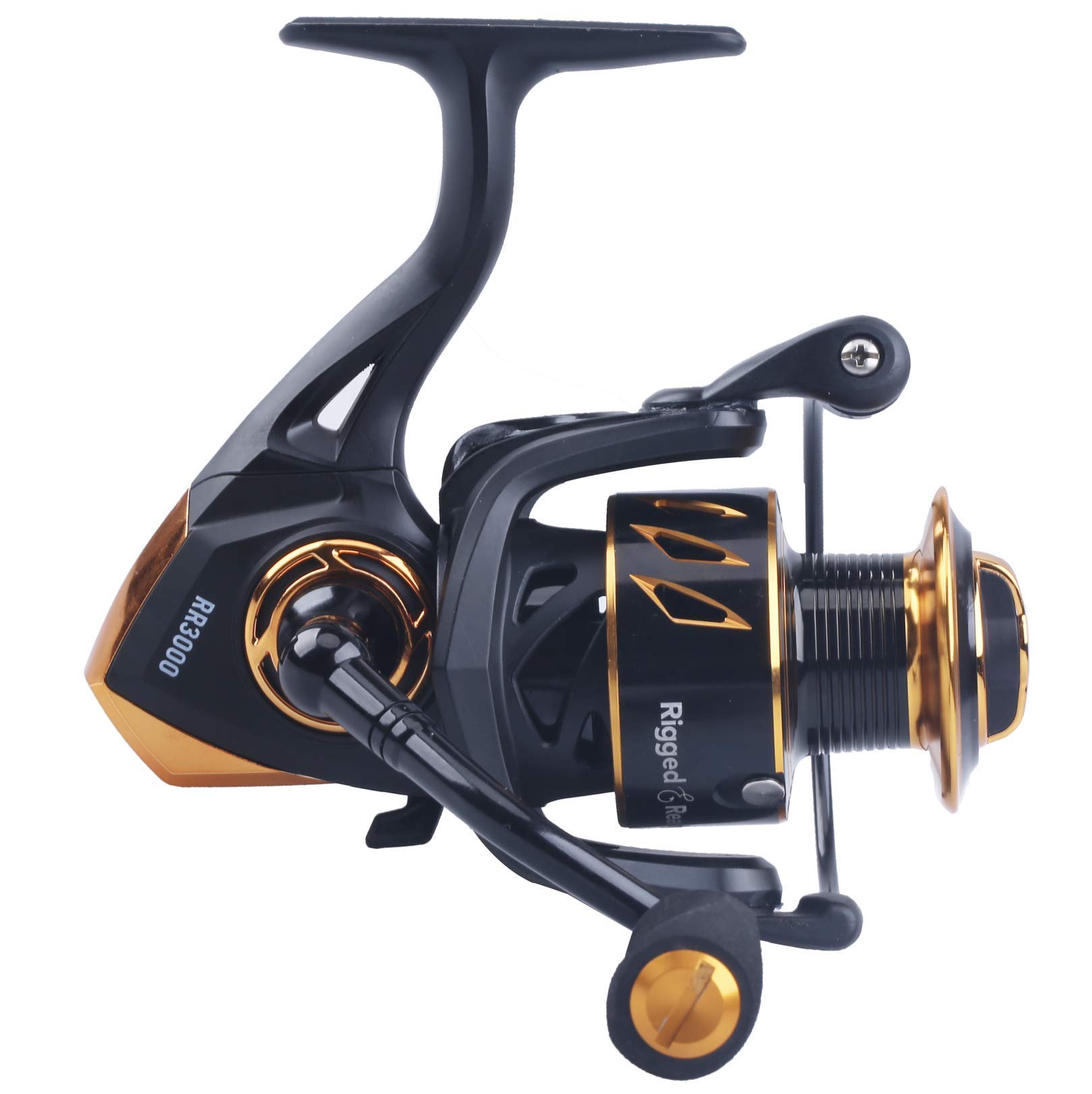 Rigged and Ready RR 3000 Fishing Reel Strong & Durable Salt Protected Reel for Spin Bait Carp & LRF Fishing 5.2.1 Ratio 4+1 Bearing Spare Spool & Soft Reel Bag