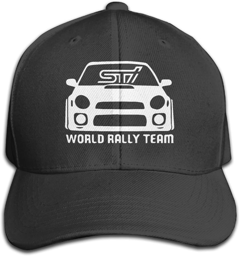 STI WRX World Rally Team Racing Snapback Solid Baseball Cap Flat Hat