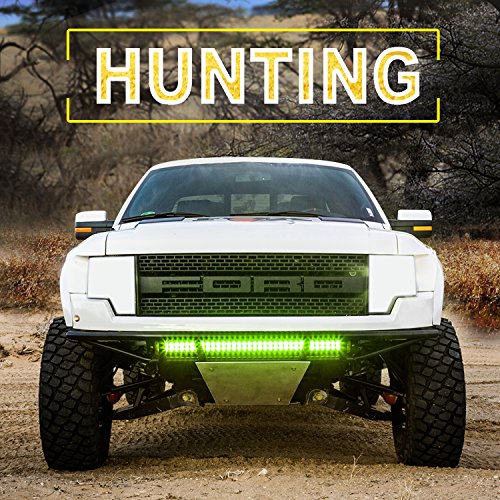 image for OFFROADTOWN LED Light Bar Cover, 2Pcs 8 inch Green Protective Lamp Pol