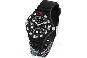 CKV Kids Analog Watches for Girls Boys Children Watches with Luminous Easy to Read Learning Time, Soft Band, 30M Waterproof Child Watch, Great Birthday Gifts for Ages 3-12 Kids