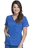 Dickies Womens GenFlex Junior-Fit V-Neck Scrub