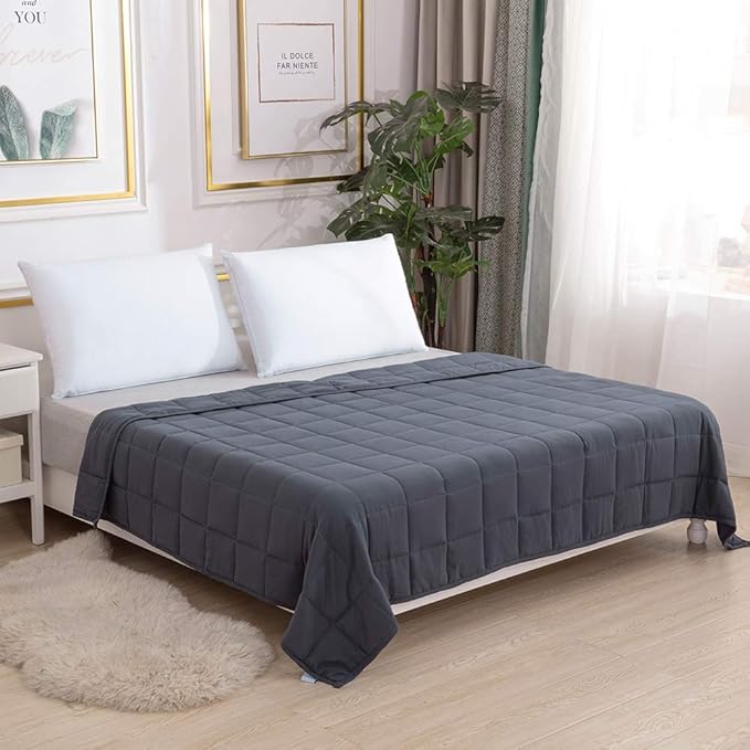Smart Queen Weighted Blanket Adults 15 lbs (60"x 80") Perfect for 130