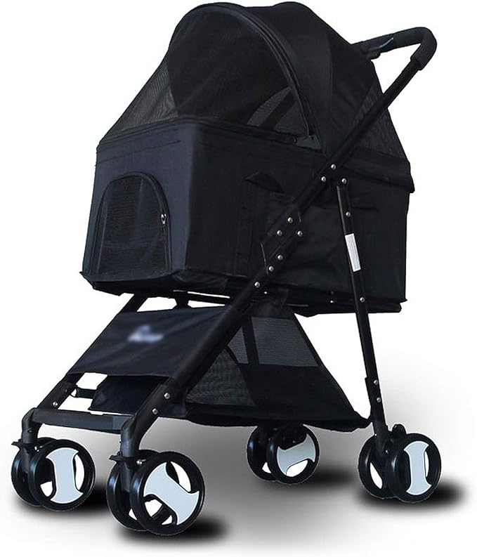 ZTCWS Pet Stroller, 3in1 Dog/Cat/Pet Stroller, Travel