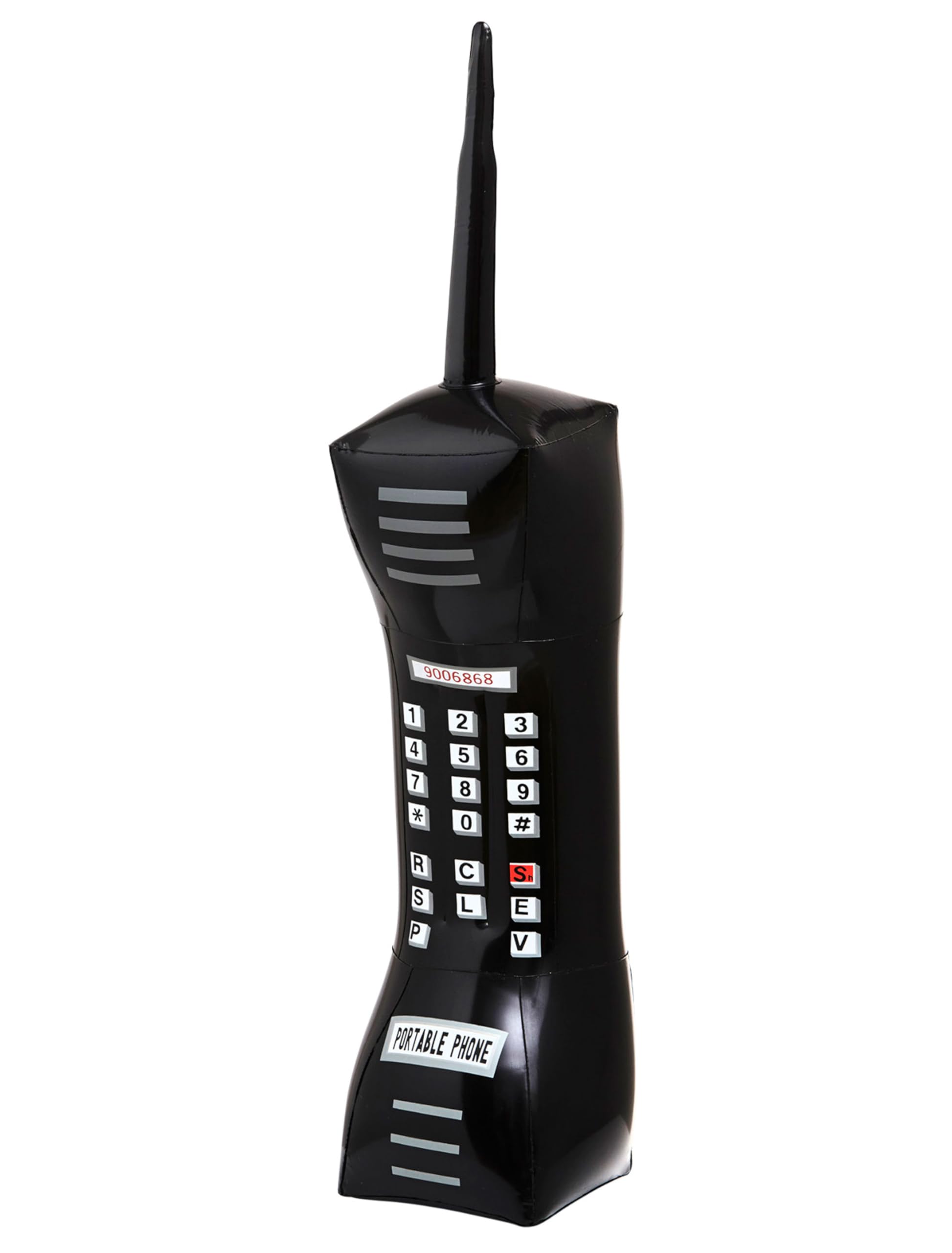 W WIDMANN MILANO Party Fashion 01454 Widmann Inflatable Mobile Phone, Black, Fits Most, One Size