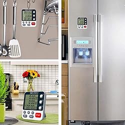 MOSTRUST Digital Dual Kitchen Timer, 3 Channels