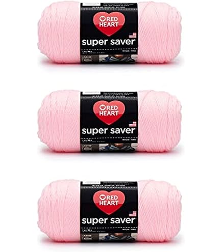 Big Twist Acrylgarn - 300 M Babyrosa, Weich & Perfekt Zum Stricken & Häkeln