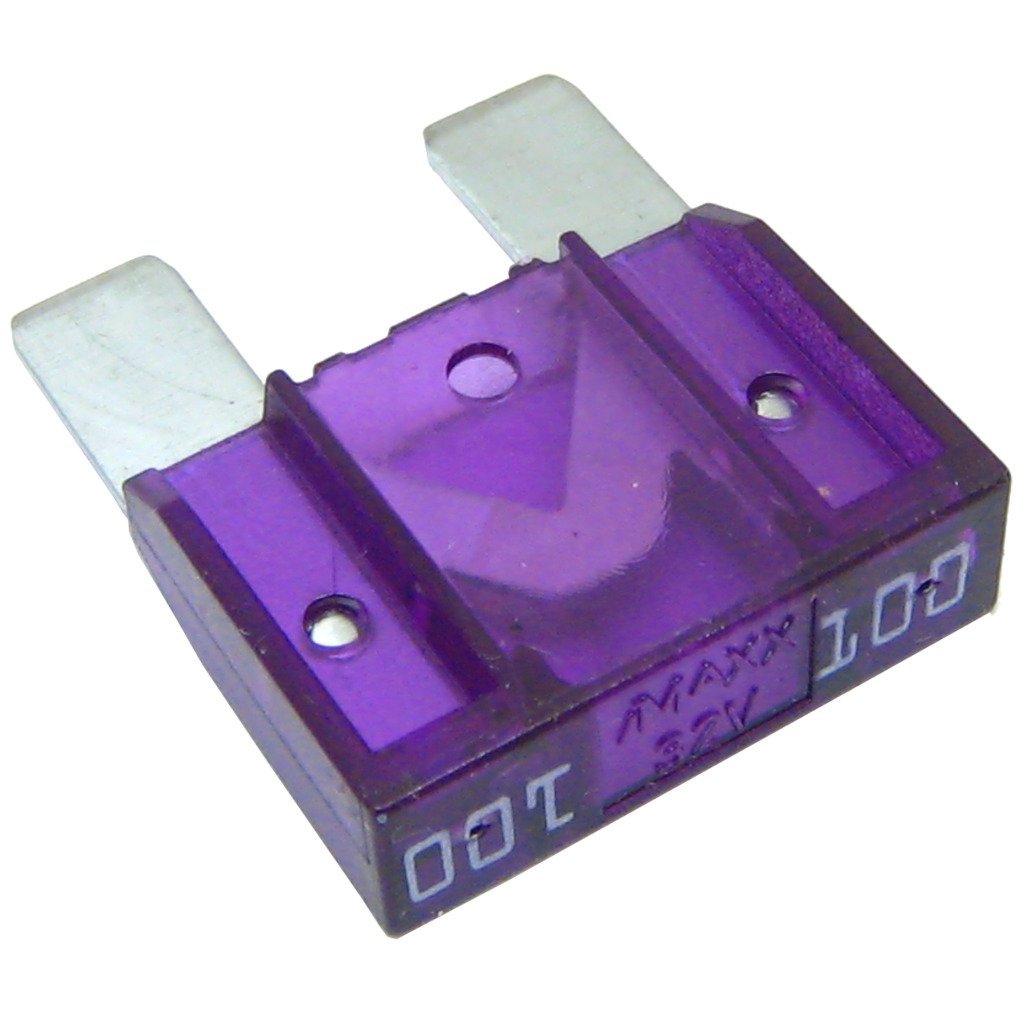 All Trade Direct 2 X 100 Amp Maxi Blade Fuse Car Van Truck Fuses Tractor