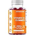 Vitamatic Vitamin D3 Gummies – 5000 IU Per Gummy – 60 Gummies