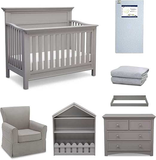 crib set with changing table and dresser