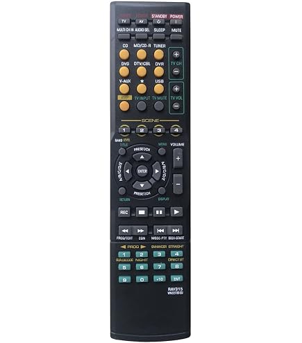 YAMAHA リモコン WM23860 General Replacement Remote Fit for RAV361 RAV360/329 DSP-AX630
