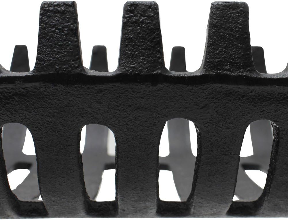 JVL Arden Cast Iron 16" Fireside Accessory Log Coal Grate, Cast-Iron, Black, 37 x 27 x 16 cm - Image 4