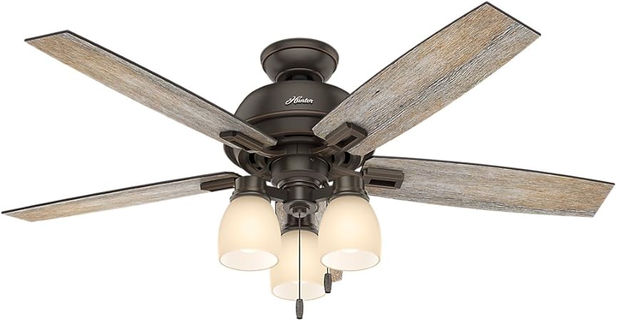 Hunter Indoor Ceiling Fan With Pull Chain Control Donegan 52